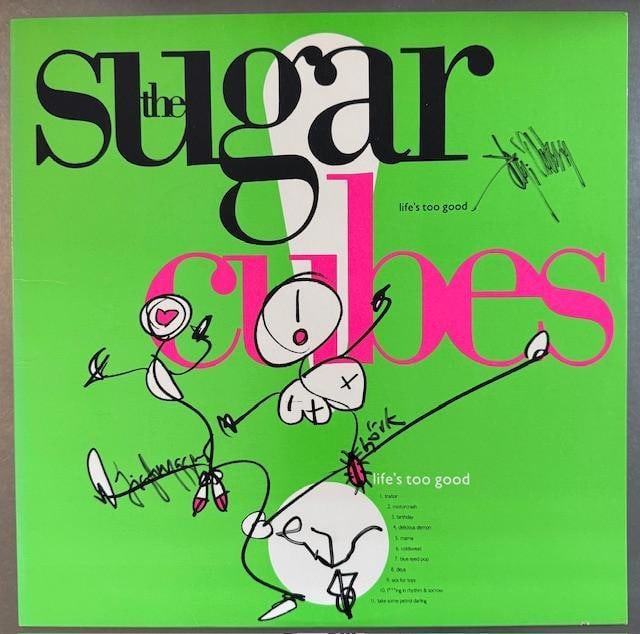 Sugarcubes Group Signed “Life’s Too Good” LP Album (4 Sigs) (Third Party Guarantee (1 of 4)
