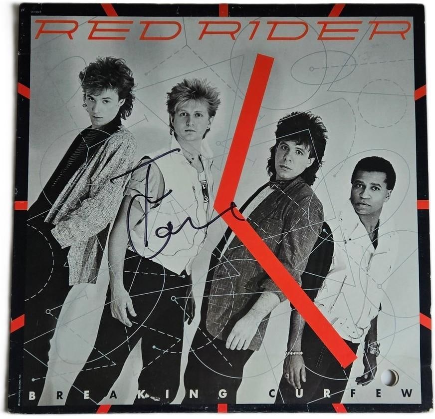 Red Rider: Tom Cochrane Signed “Breaking Curfew” Album (Third Party Guaranteed) (1 of 1)