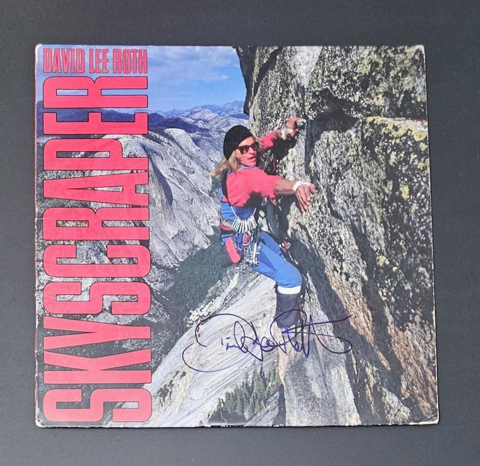 Van Halen: David Lee Roth Signed “Skyscraper” Album (Third Party Guaranteed) (1 of 1)