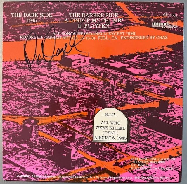 Social Distortion Group Signed “1945” Album (2 Sigs) (Third Party Guaranteed) (1 of 3)