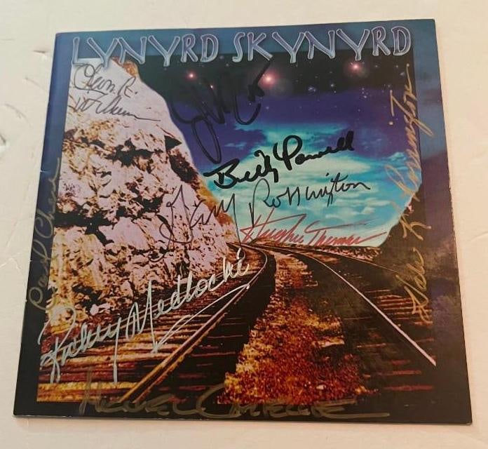 Lynyrd Skynyrd Group Signed "Edge of Forever" CD Booklet (9 Sigs) (Third Party Guaranteed) (1 of 1)