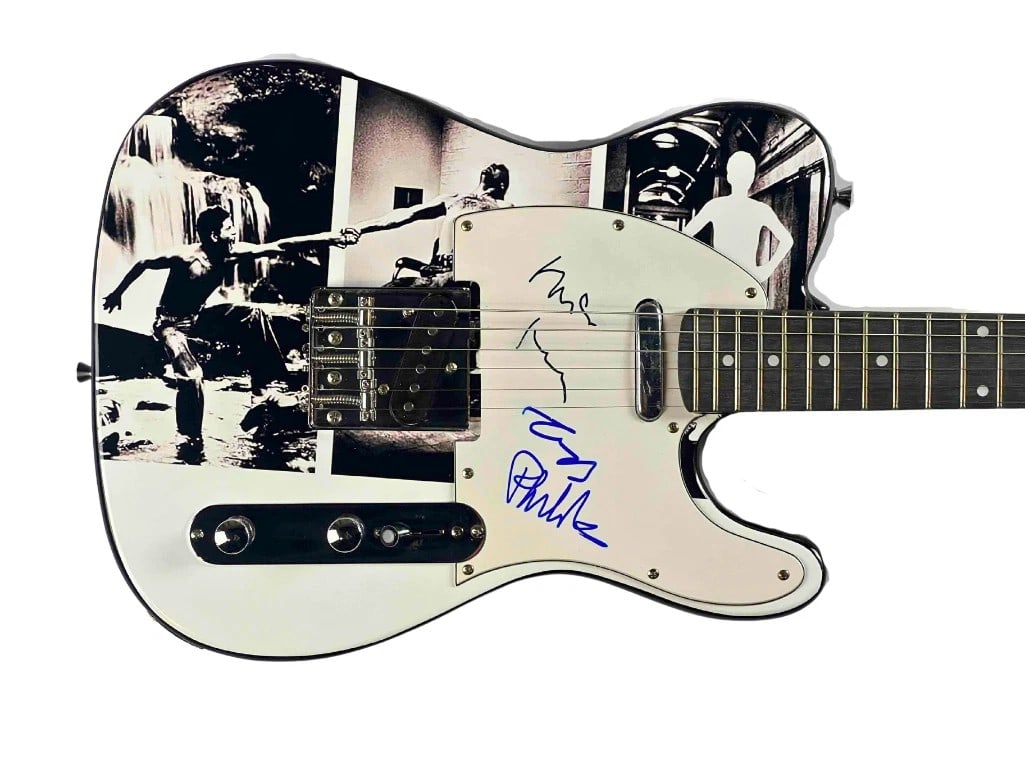 Genesis Group Signed Custom Graphics Electric Guitar (3 Sigs) (JSA) (1 of 3)