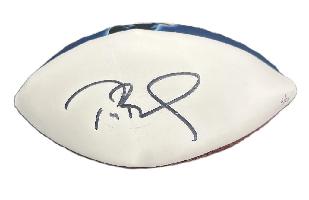 New England Patriots: Tom Brady Signed Graphics Football (Tristar Authentication) (1 of 4)