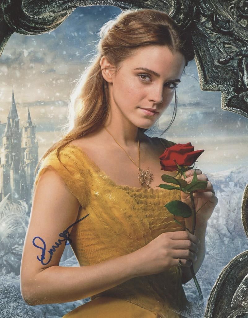 Beauty and the Beast: Emma Watson Signed 14" x 11" Photo (ACOA Authentication) (1 of 1)