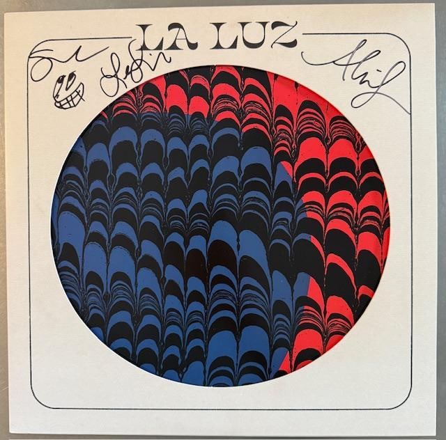 La Luz Group Signed “La Luz” LP Album (3 Sigs) (Third Party Guaranteed): “La Luz” LP album signed on the cover in black felt tip marker by La Luz band members Shana Cleveland, Alice Sandahl, and Lena Simon. Measuring approximately 12” x 12” and in f