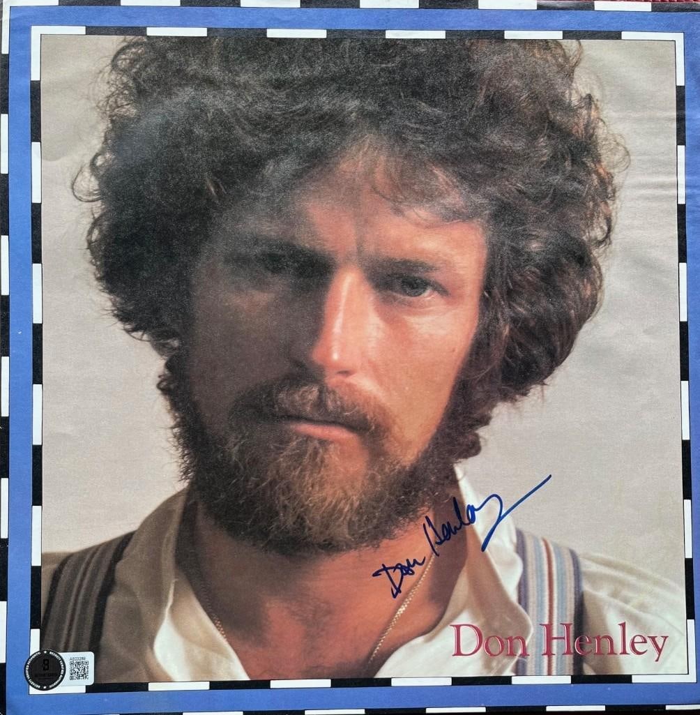 Eagles: Don Henley & Randy Meisner Signed 11.5" x 11.5" Tour Book Page (2 Sigs) (Beckett/BAS) (1 of 7)