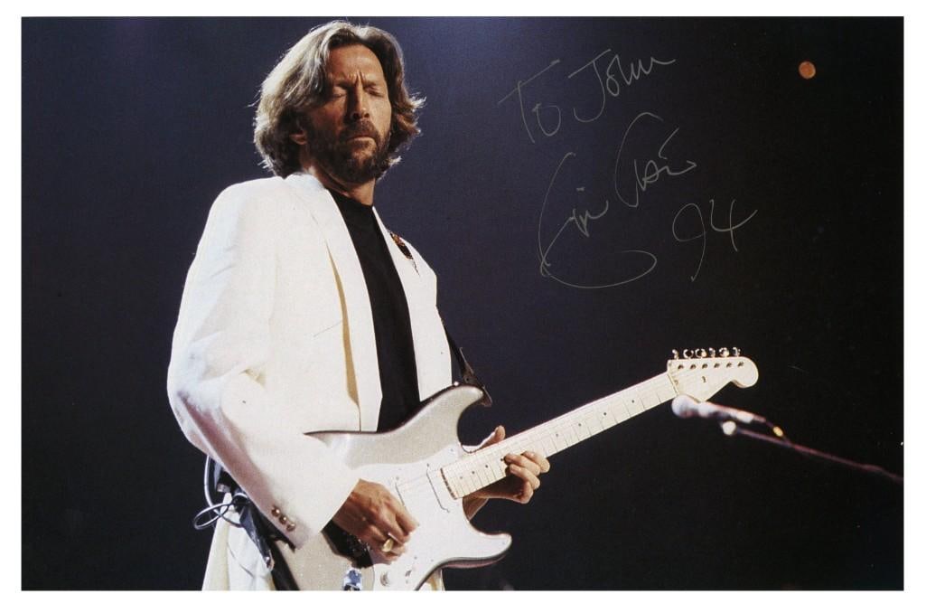 Eric Clapton Signed 7" x 10.5" Photograph (Tracks Authentication) (1 of 1)