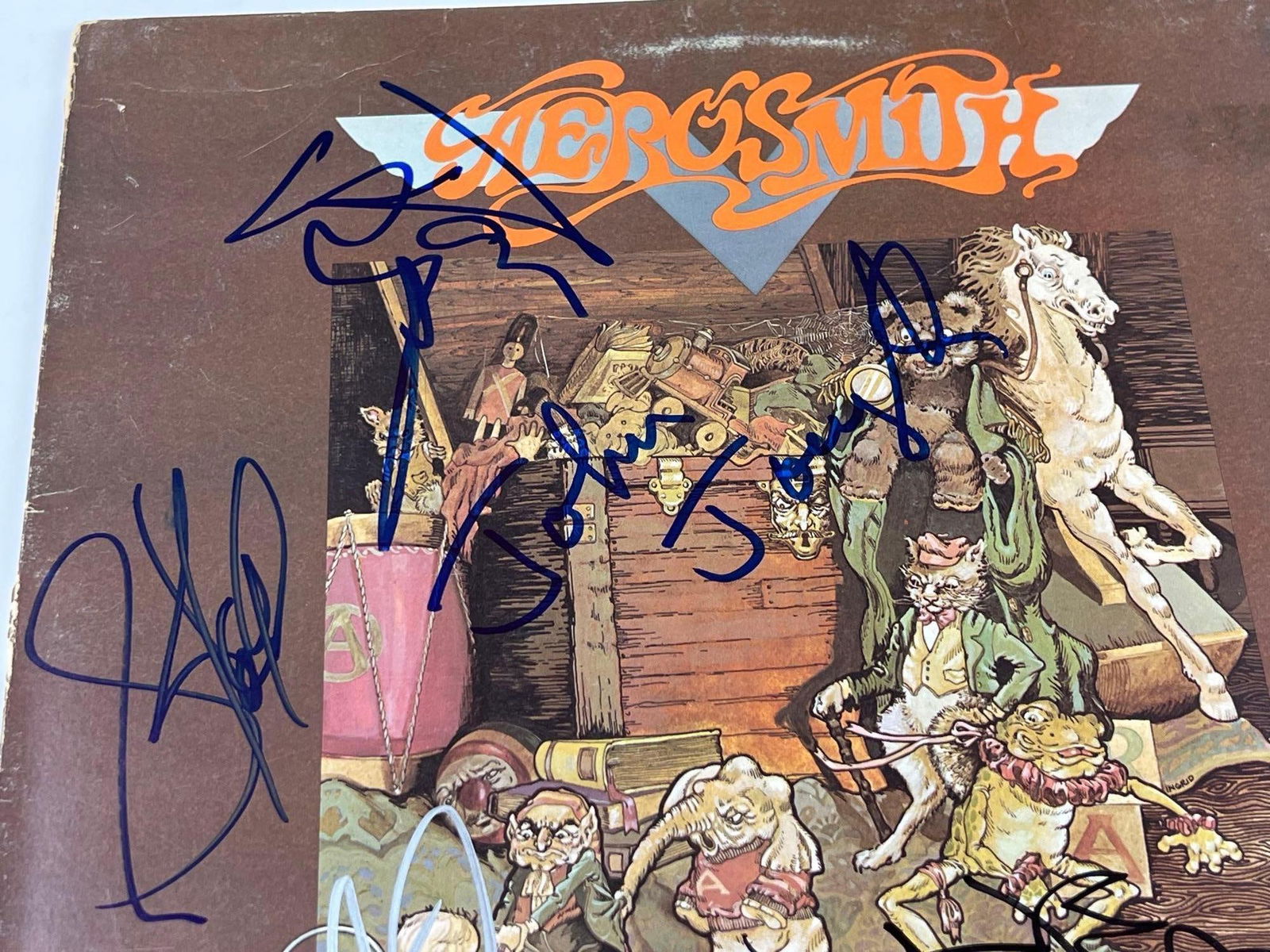Aerosmith Fully Group Signed "Toys in the Attic" Album (5 Sigs) (BAS) - 3