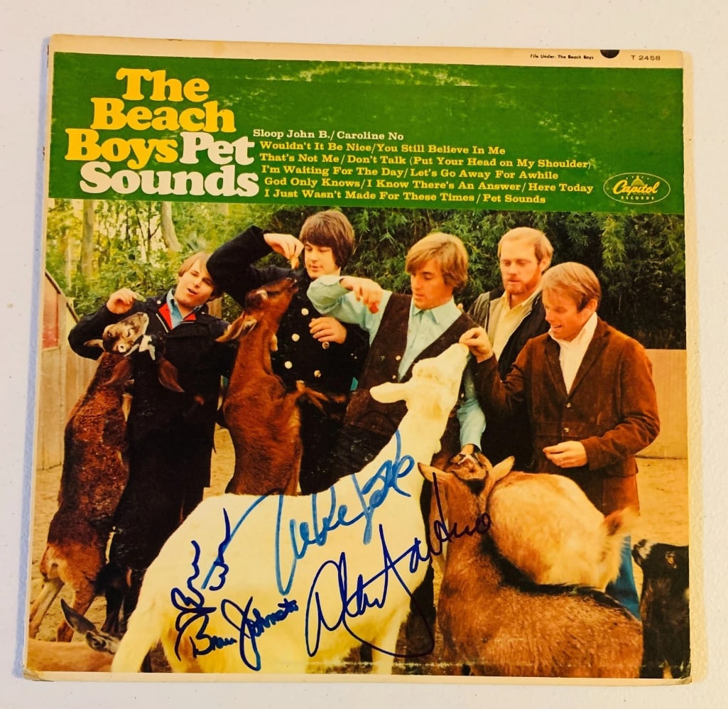 Beach Boys Group Signed "Pet Sounds" LP Album (4 Sigs) (Beckett/BAS Authentication) (1 of 2)