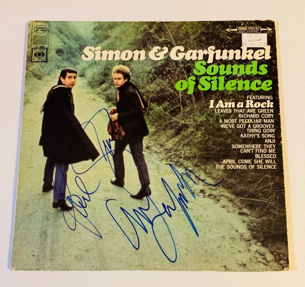 Simon & Garfunkel Signed "Sounds of Silence" Album (2 Sigs) (Beckett/BAS Authentication) (1 of 2)