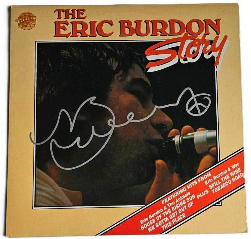 The Animals: Eric Burdon Signed “The Eric Burdon Story” Album (Third Party Guaranteed) (1 of 1)