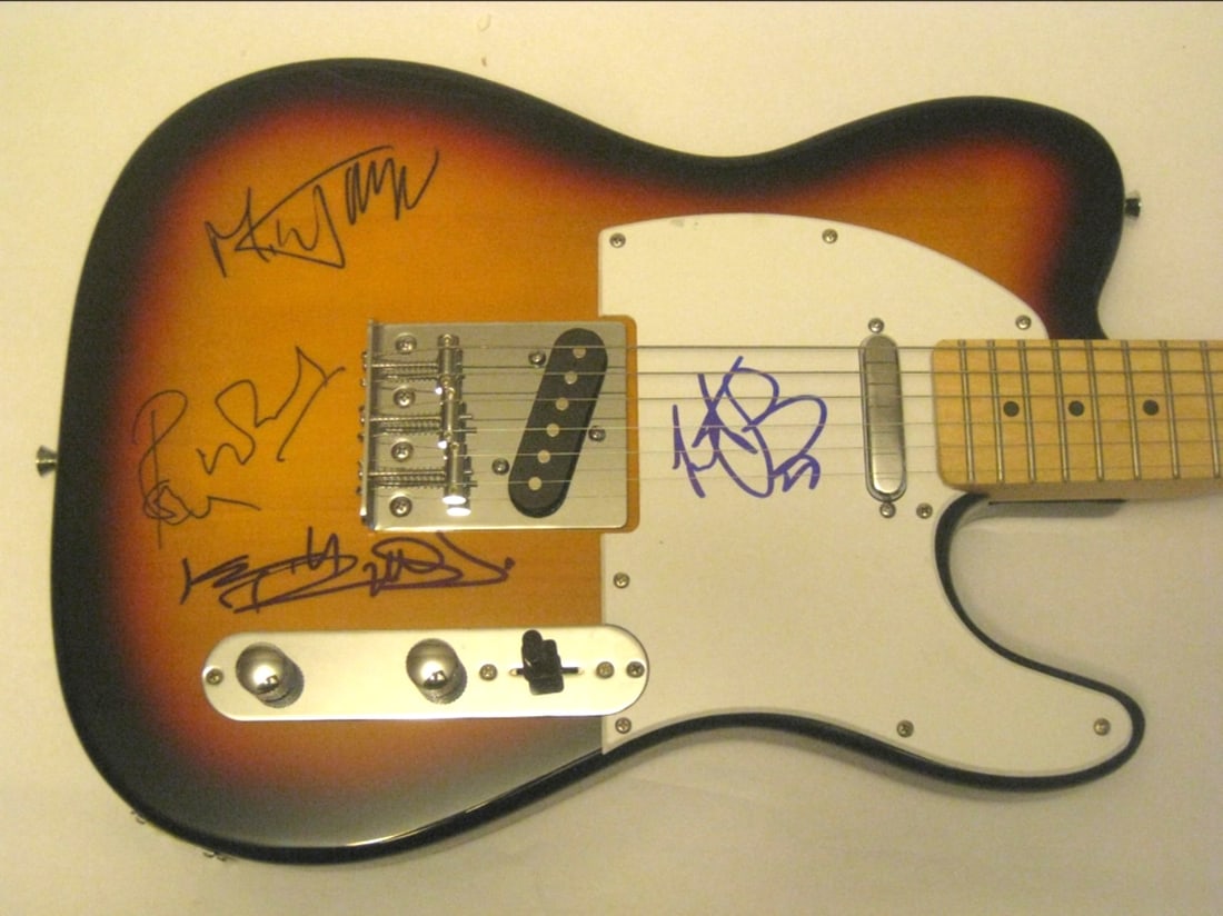 Rolling Stones Group Signed Telecaster-Style Guitar (4 Sigs) (Beckett/BAS Authentication) (1 of 1)