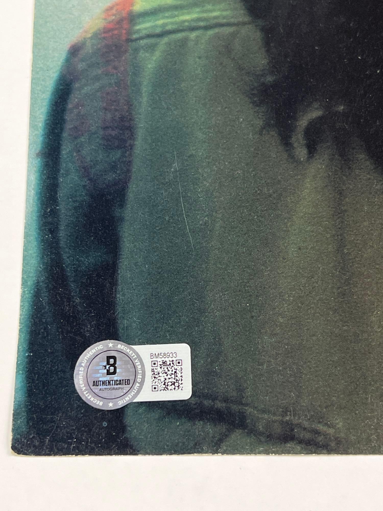 The Rolling Stones: Ronnie Wood Signed 12" x 12" Program Page (Beckett/BAS Authentication) - 2