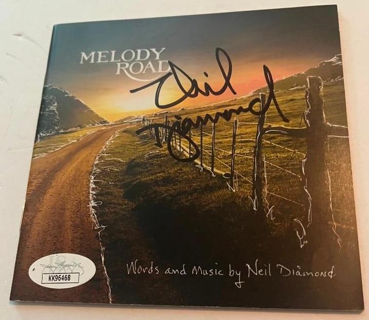 Neil Diamond Signed "Melody Road" CD Booklet (JSA Authentication) (1 of 1)