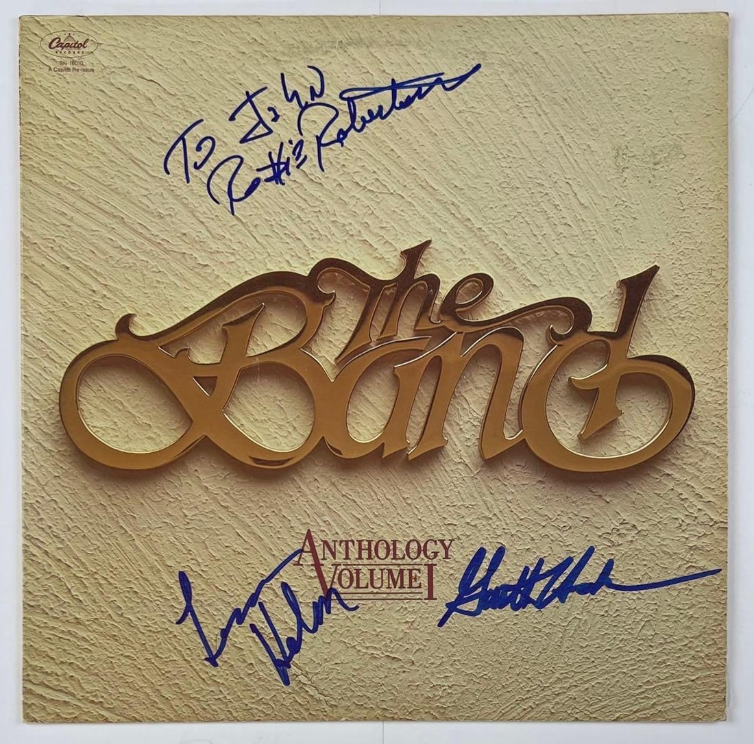 The Band Group Signed “Anthology Volume II” Album Cover (3 Sigs) (Beckett/BAS Authentica (1 of 3)