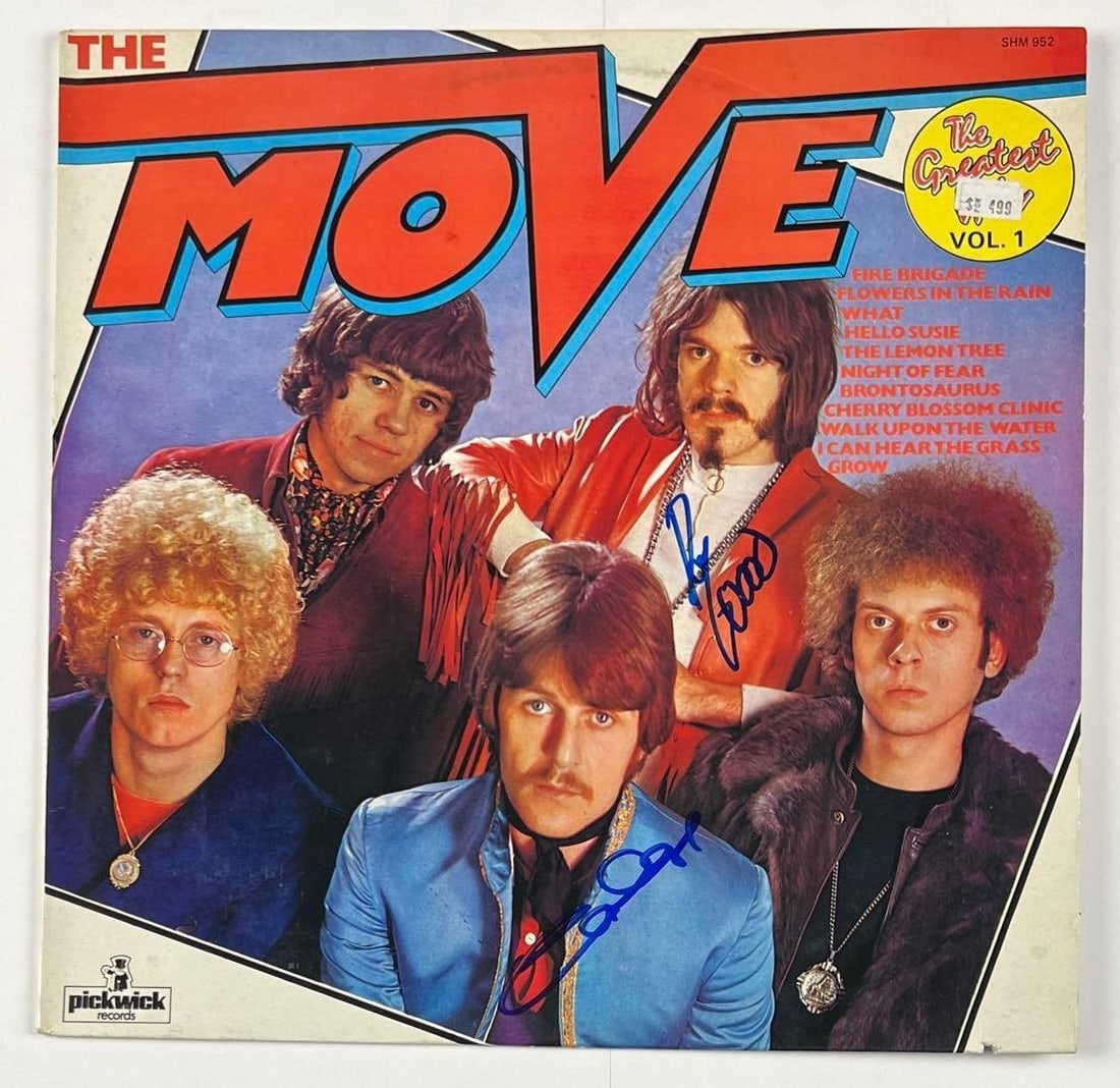 The Move Group Signed "Greatest Vol. 1" Album (2 Sigs) (Beckett/BAS Authentication) (1 of 3)