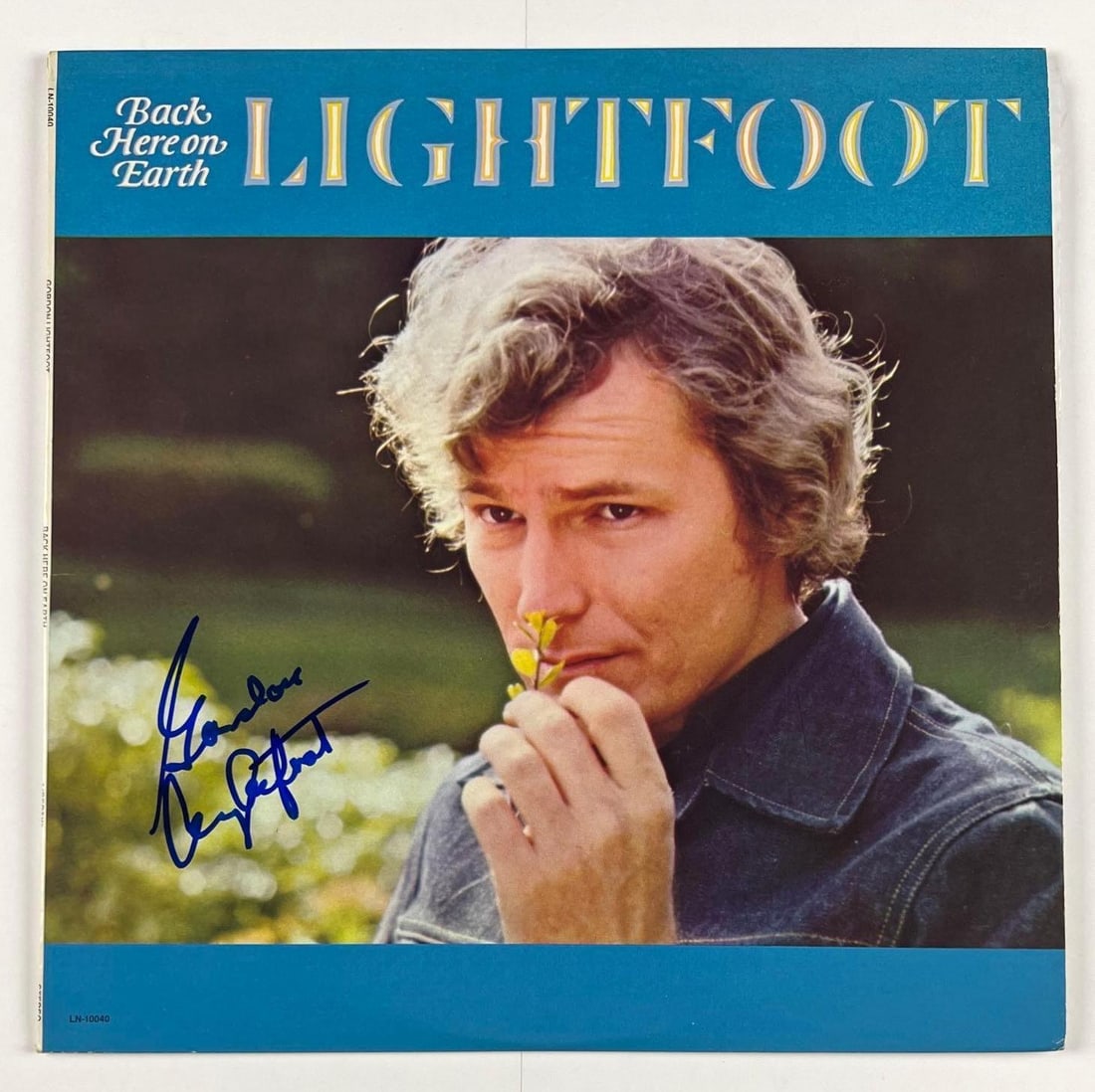 Gordon Lightfoot Signed "Back Here on Earth" Album (Beckett/BAS Authentication) (1 of 3)