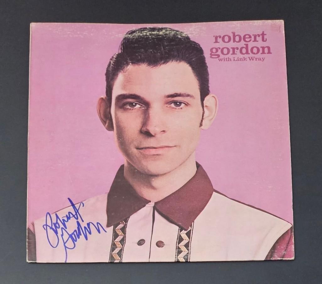 Robert Gordon Signed “Robert Gordon With Link Ray” Album (Third Party Guaranteed): “Robert Gordon With Link Ray” album signed on the cover in blue felt tip marker by musician Robert Gordon. Measuring approximately 12” x 12” and in very good condition, with