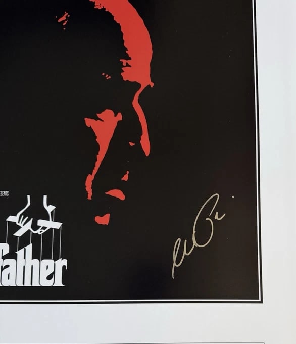 Al Pacino Signed 24" x 16" "The Godfather" Film Poster (JSA & Celebrity Authentics) - 2