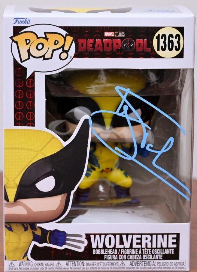 Deadpool & Wolverine: Hugh Jackman Signed Wolverine Funko Pop #1363 (Beckett/BAS) (1 of 5)