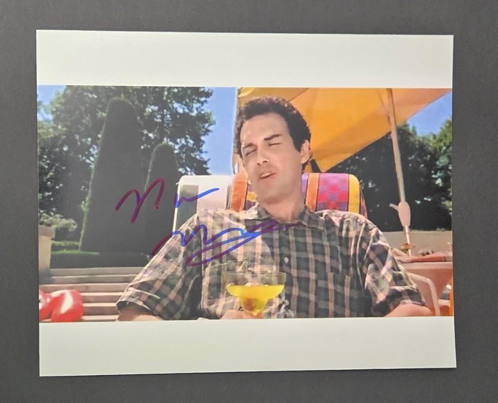 Billy Madison: Norm MacDonald Signed 8" x 10" Photo as Frank (Third Party Guaranteed): Color 8" x 10" photo of the character Frank from the film "Billy Madison" signed in blue felt tip marker by actor and comedian Norm MacDonald. In fine condition.ProvenanceEaton & Brennan Auctions