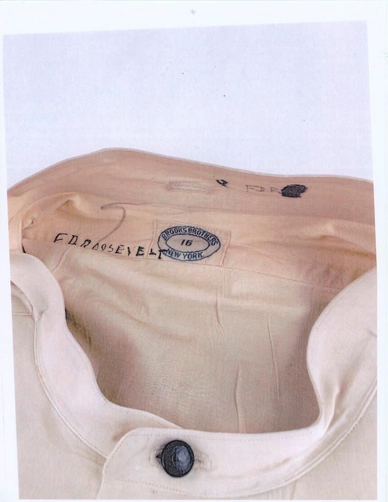 Franklin D. Roosevelt Worn Dress Shirt Swatch (CAG) - 3