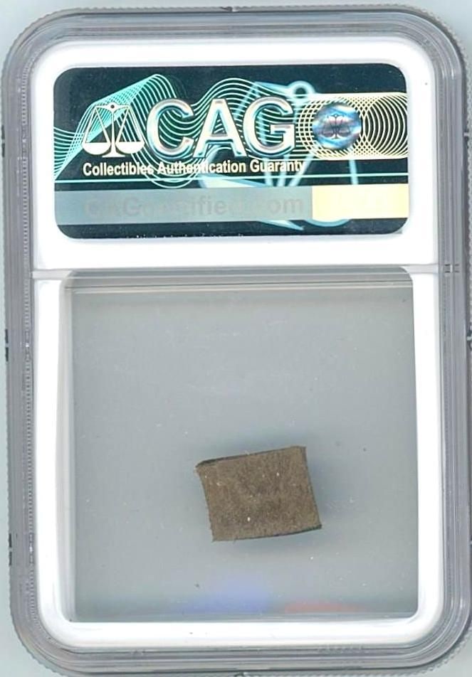 John F. Kennedy Blood-Stained Leather Swatch from Dallas Limo (CAG Encapsulated) - 2