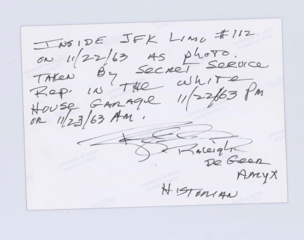 John F. Kennedy Blood-Stained Leather Swatch from Dallas Limo (CAG Encapsulated) - 4