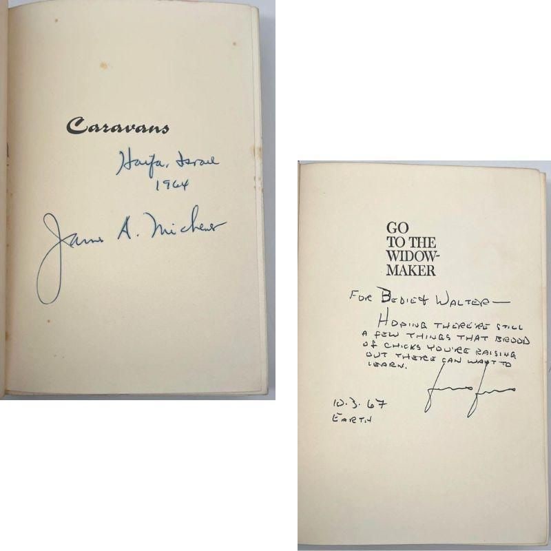 James Michener & James Jones Pair of Signed Books (Third Party Guaranteed) (1 of 5)