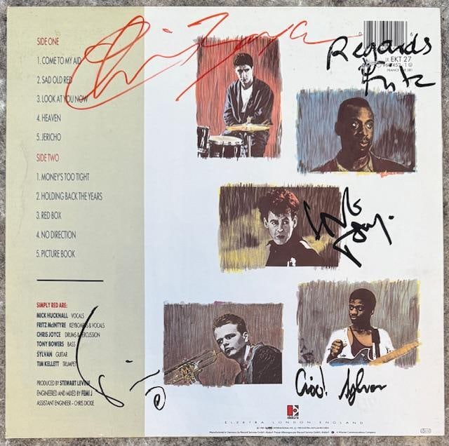 Simply Red Fully Group Signed "Picture Book" LP Album (6 Sigs) (Third Party Guaranteed) - 2