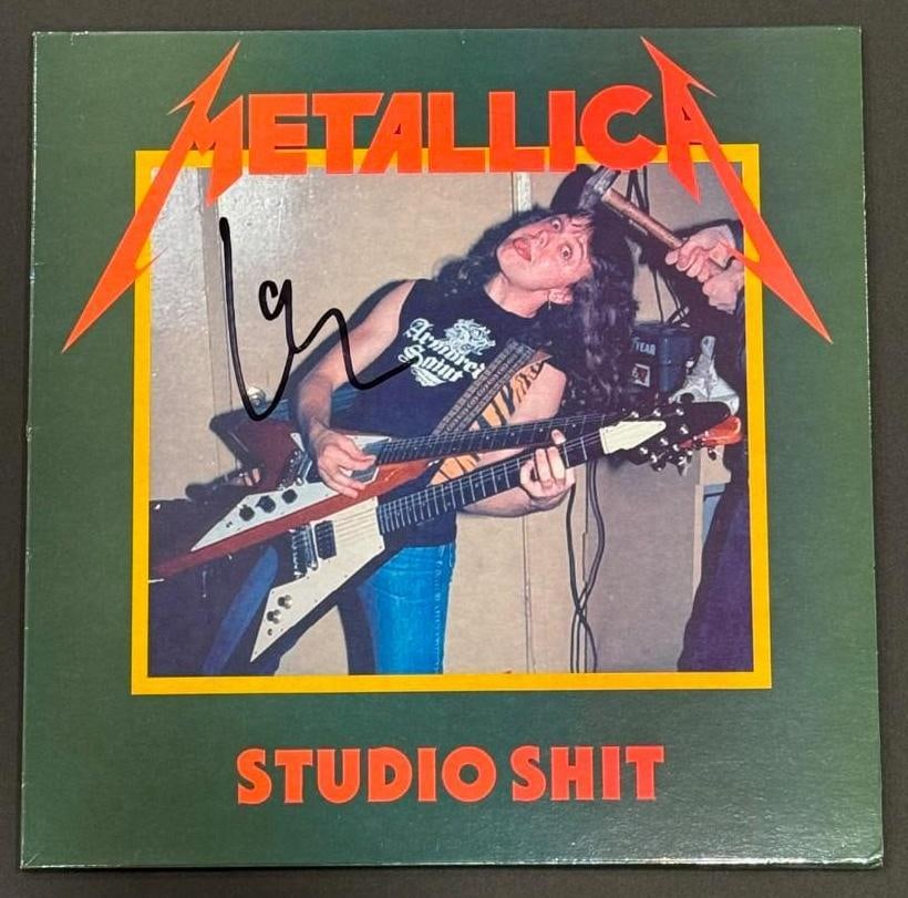 Metallica: Lars Ulrich Signed "Studio Shit" Album (PSA Authentication) (1 of 3)