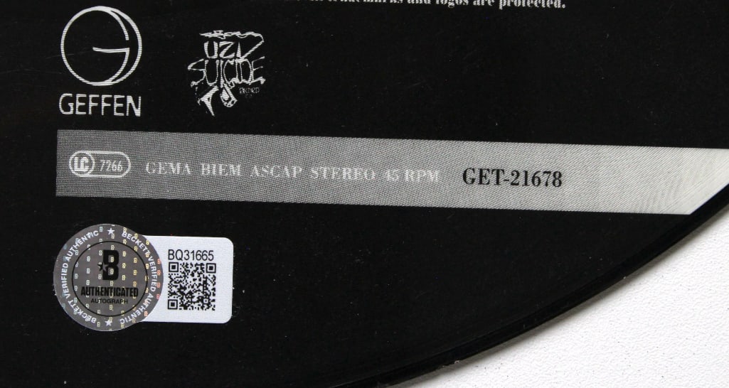 Guns N' Roses: Duff McKagan & Matt Sorum Signed “Dead!” Picture Disc (2 Sigs) (Beckett) - 3