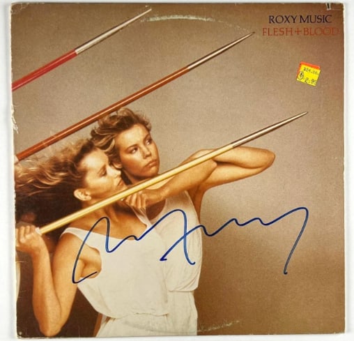 Roxy Music: Bryan Ferry Signed "Flesh & Blood" Album (Beckett/BAS Authentication) (1 of 1)