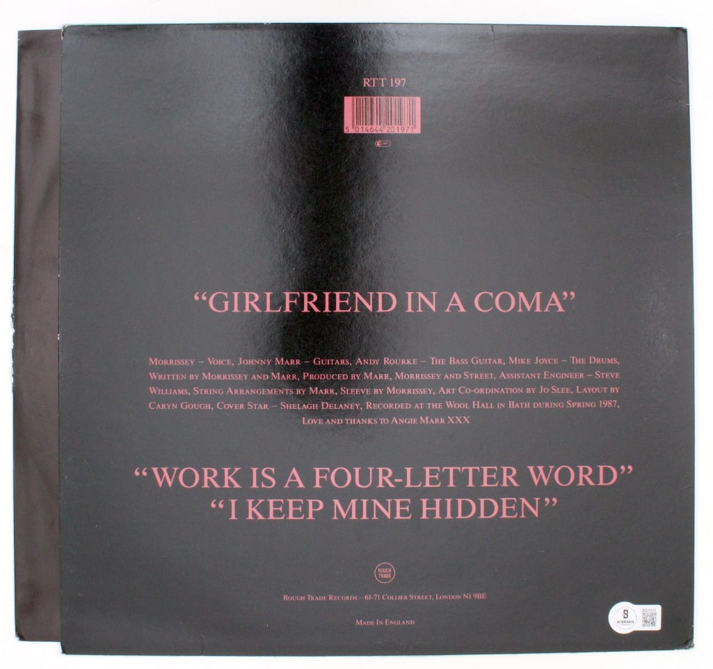 The Smiths: Johnny Marr Signed “The Smiths” Album (Beckett/BAS Authentication) - 2