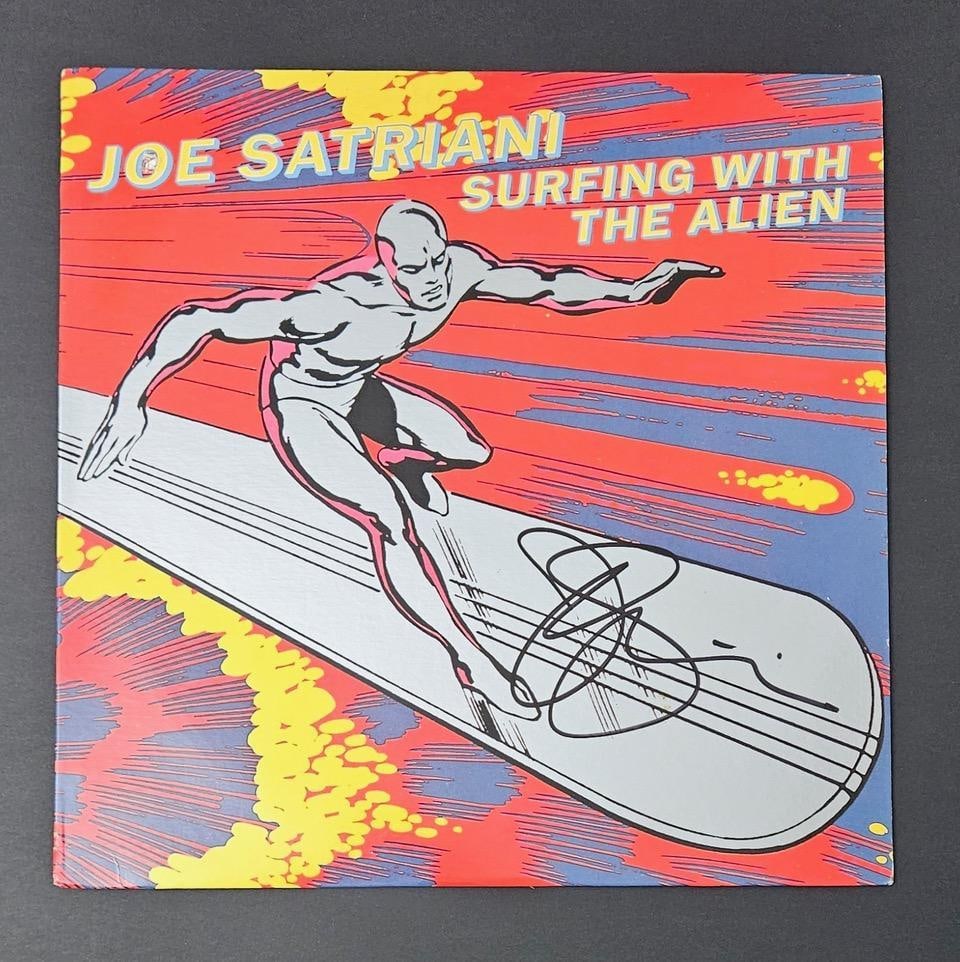 Joe Satriani Signed "Surfing With the Alien" Album (Third Party Guaranteed) (1 of 1)