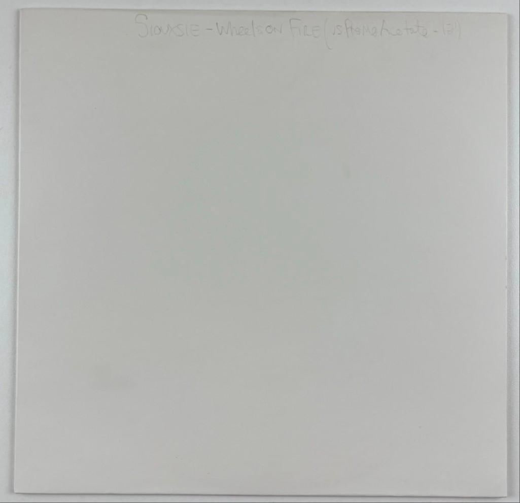 Souixsie & the Banshees Vintage "Wheels on Fire" 1987 Original Acetate Disc - 4