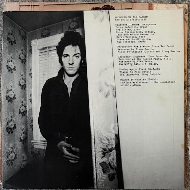 Bruce Springsteen Signed "Darkness on the Edge of Town" LP Album (Third Party Guaranteed) - 2