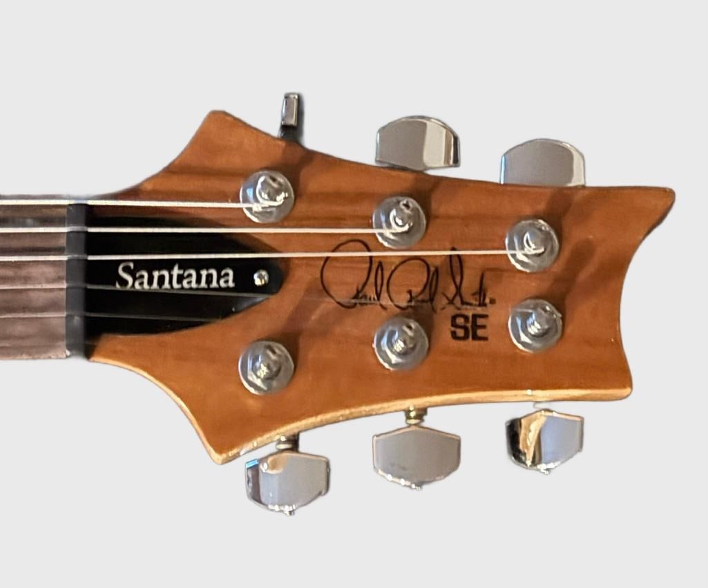 Carlos Santana Signed Paul Reed Smith Santana Model Guitar & Case (JSA Authentication) - 3
