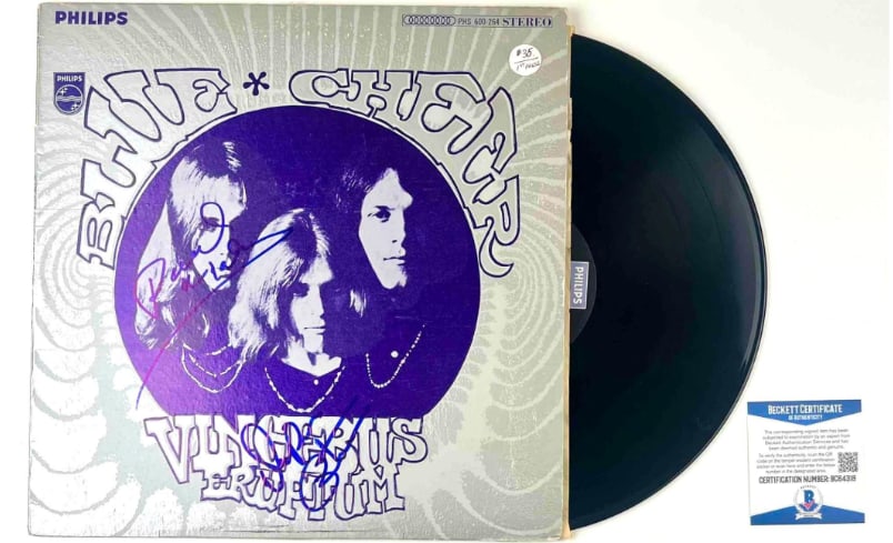 Blue Cheer: Dickie Peterson & Paul Whaley Signed "Vincebus Eruptum" Album (2 Sigs) (Beckett) - 2