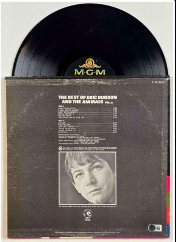 The Animals: Eric Burdon Signed "The Best Vol. II" Album (Beckett) - 2
