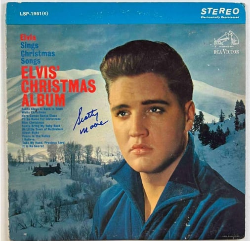 Elvis: Scotty Moore Signed "Elvis’ Christmas Album" (Beckett/BAS Authentication) (1 of 2)