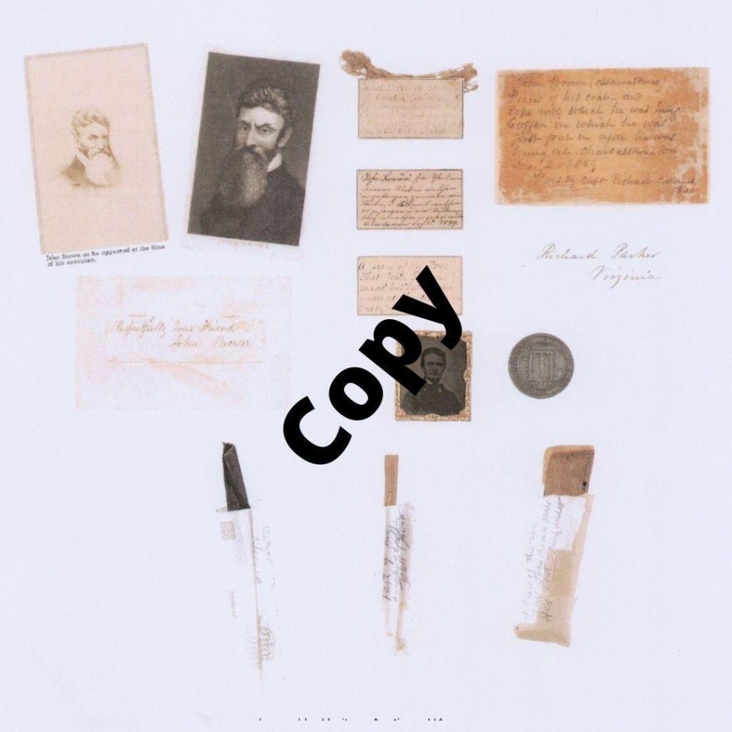 John Brown’s Coat Swatch Entangled with Hanging Noose (CAG Encapsulated) - 3