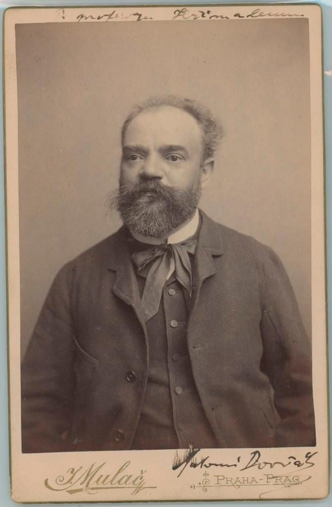 Antonin Dvorak Signed Cabinet Card (PSA/DNA Encapsulated) - 2