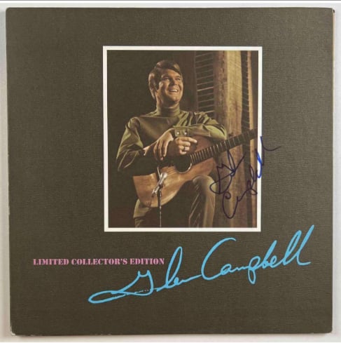 Glen Campbell Signed "Limited Collector's Edition" Album (Beckett/BAS Authentication) (1 of 2)