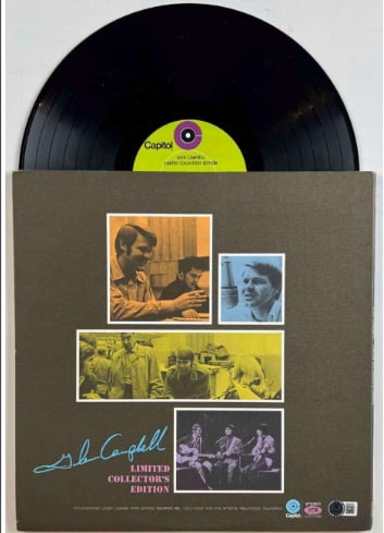 Glen Campbell Signed "Limited Collector's Edition" Album (Beckett/BAS Authentication) - 2