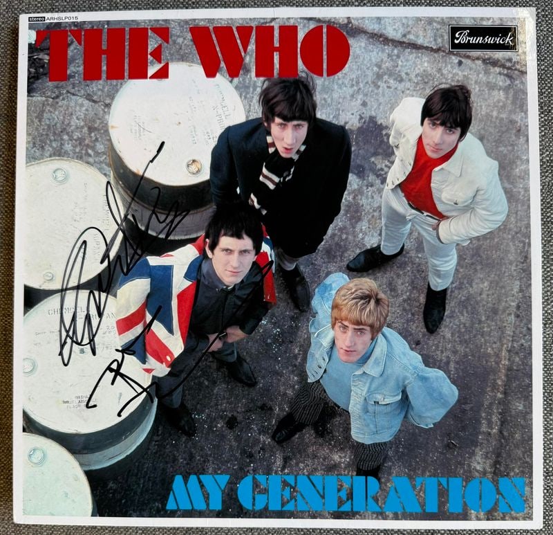 The Who: Roger Daltrey & Pete Townshend Signed "My Generation" 45 (2 Sigs) (TPG) (1 of 1)
