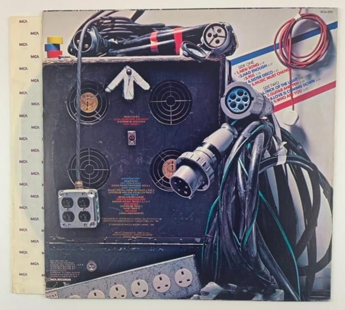 The Who Group Signed Album "Who Are You" Album (3 Sigs) (Beckett/BAS Authentication) - 5