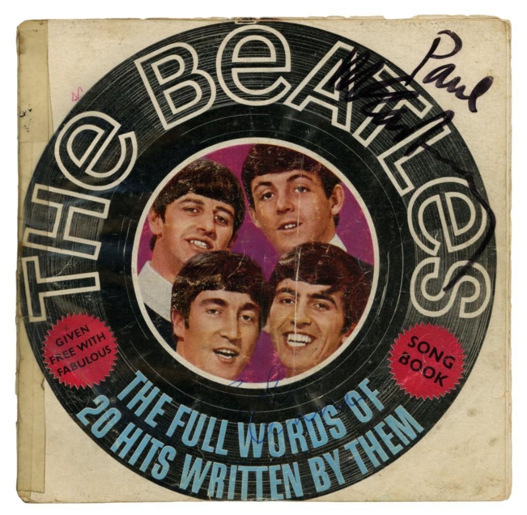 The Beatles: Paul McCartney & John Lennon Signed Magazine Songbook (2 Sigs) (Tracks COA) (1 of 1)