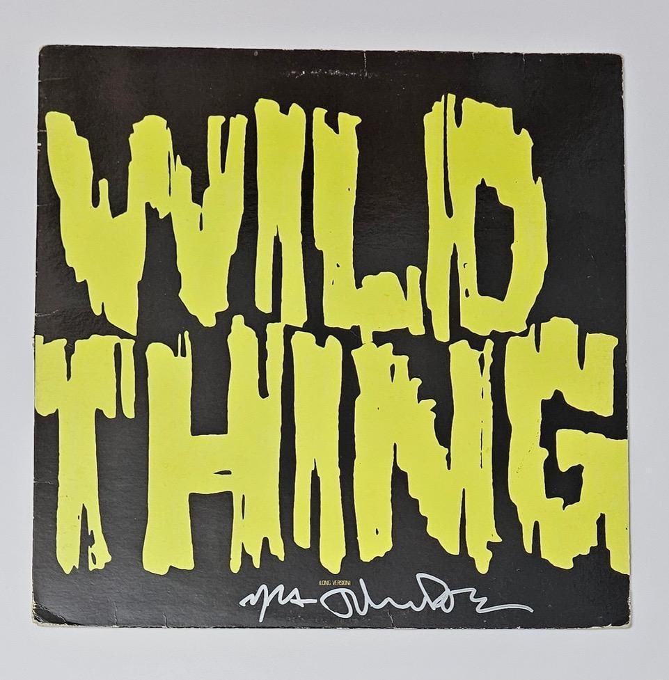 X: John Doe Signed "Wild Thing" Album (Third Party Guaranteed): "Wild Thing" album signed on the cover in silver felt tip marker by X band member John Doe. Measuring approximately 12" x 12" and in fine condition. Provenance Eaton & Brennan Auctions guarantees this