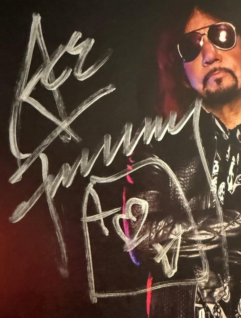 KISS: Ace Frehley Signed 10" x 8" Photo (PSA Authentication) - 2